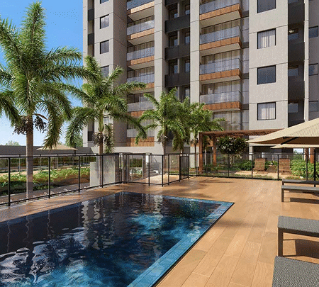 Foto 3 de Residencial DOC – Samambaia/DF –  Cobertura Garden 4 Quartos – 148m²